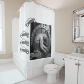 Shower Curtain Mechanic Douchegordijn (In situ)