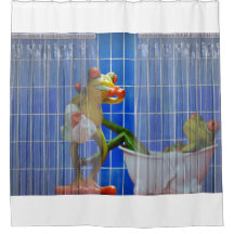 Shower Curtain met kikkermotief