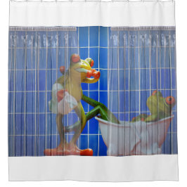 Shower Curtain met kikkermotief Douchegordijn