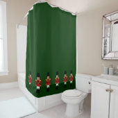 Shower Curtain met Nutcrackers Linde onderkant Douchegordijn (In situ)