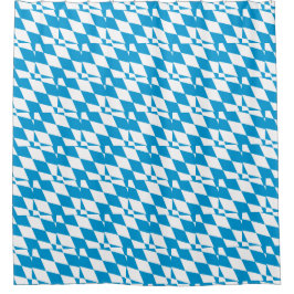 Shower Curtain met vlag van Beieren, Duitsland Douchegordijn