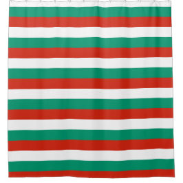 Shower Curtain met vlag van Bulgarije Douchegordijn