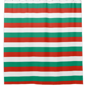 Shower Curtain met vlag van Bulgarije Douchegordijn