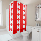 Shower Curtain met vlag van Canada Douchegordijn (In situ)