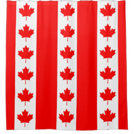 Shower Curtain met vlag van Canada Douchegordijn