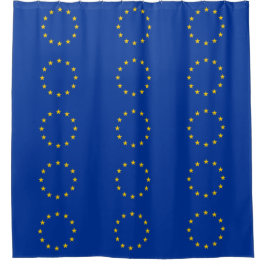 Shower Curtain met vlag van de Europese Unie Douchegordijn
