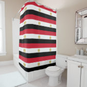 Shower Curtain met vlag van Egypte Douchegordijn (In situ)
