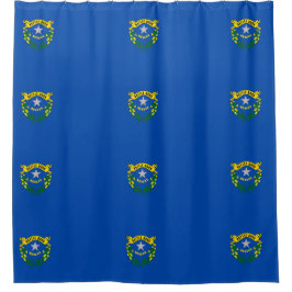 Shower Curtain met vlag van Nevada, VS Douchegordijn