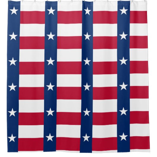 Shower Curtain met vlag van Texas State, VS Douchegordijn (Voorkant)