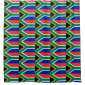 Shower Curtain met vlag van Zuid-Afrika Douchegordijn (Voorkant)