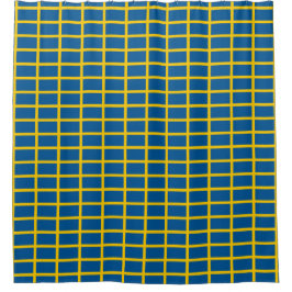 Shower Curtain met vlag van Zweden Douchegordijn