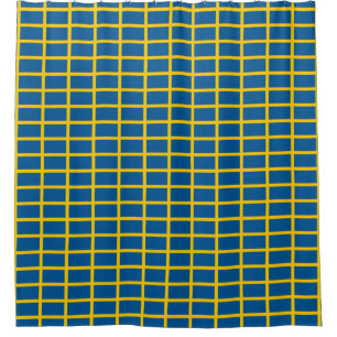 Shower Curtain met vlag van Zweden Douchegordijn