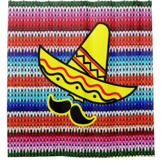 Shower Curtain Mexican Stripe Douchegordijn (Voorkant)