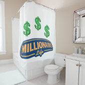 Shower Curtain Millionaire Douchegordijn (In situ)