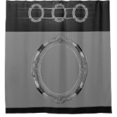 Shower Curtain Mirror Douchegordijn (Voorkant)