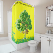 Shower Curtain Monkey Douchegordijn (In situ)