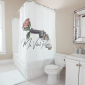 Shower Curtain- Ms. Velvet Revolver Douchegordijn (In situ)