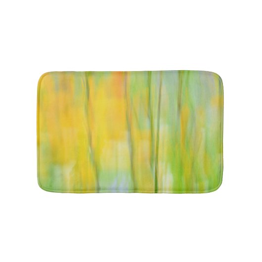 Shower Curtain Multicolor Yellow Green Orange Blue Badmat (Voorkant)