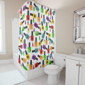 Shower Curtain Nail Poolse aardbei Douchegordijn (In situ)