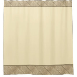 Shower Curtain Ocher gold, water ziet de grens Douchegordijn