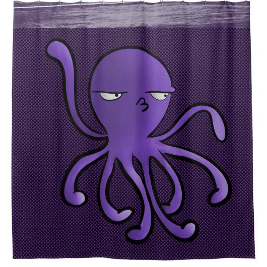 Shower Curtain Octopus Douchegordijn (Voorkant)