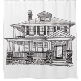 shower curtain of 22 Montagu Street Douchegordijn