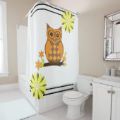 Shower Curtain Owl Douchegordijn (In situ)