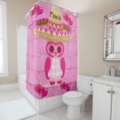 Shower Curtain Owl Douchegordijn (In situ)
