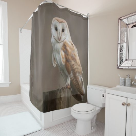 Shower Curtain Owl Douchegordijn (In situ)
