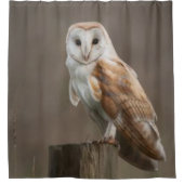 Shower Curtain Owl Douchegordijn (Voorkant)
