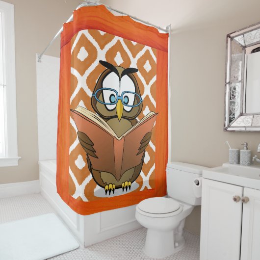 Shower Curtain Owl Douchegordijn (In situ)