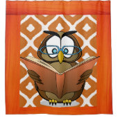 Shower Curtain Owl Douchegordijn (Voorkant)