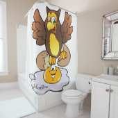 Shower Curtain Owl Egg Douchegordijn (In situ)