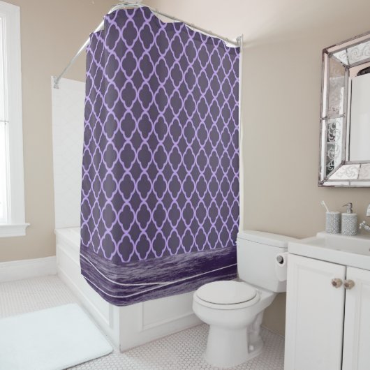 Shower Curtain Paars Douchegordijn (In situ)