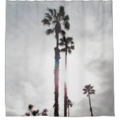 Shower Curtain - Palm Tree Silhouette Douchegordijn (Voorkant)