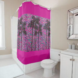 Shower Curtain - Palm Tree Silhouettes Douchegordijn