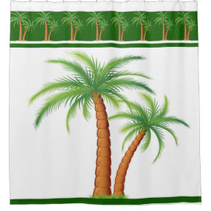 Shower Curtain/Palm Trees Douchegordijn