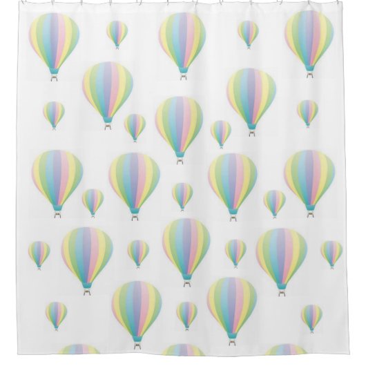 Shower Curtain Parachutes Douchegordijn (Voorkant)