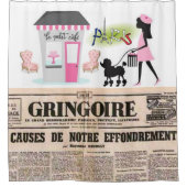 Shower Curtain Paris Douchegordijn (Voorkant)