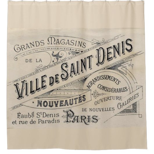 Shower Curtain Paris Douchegordijn (Voorkant)