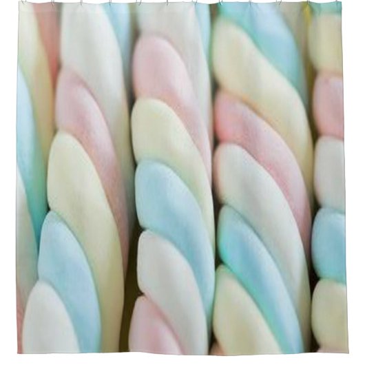 Shower Curtain Pastel Douchegordijn (Voorkant)