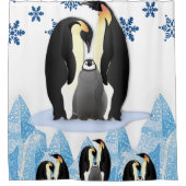 Shower Curtain Penguin Douchegordijn (Voorkant)