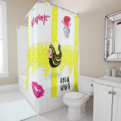 Shower Curtain Perfume Douchegordijn (In situ)