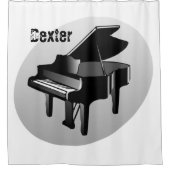 Shower Curtain Piano Douchegordijn (Voorkant)