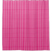 Shower Curtain Pink-speldenband Douchegordijn (Voorkant)