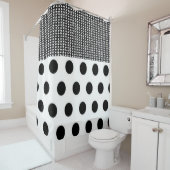 Shower Curtain Polkadot Douchegordijn (In situ)
