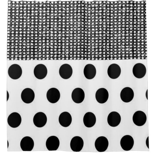 Shower Curtain Polkadot Douchegordijn (Voorkant)