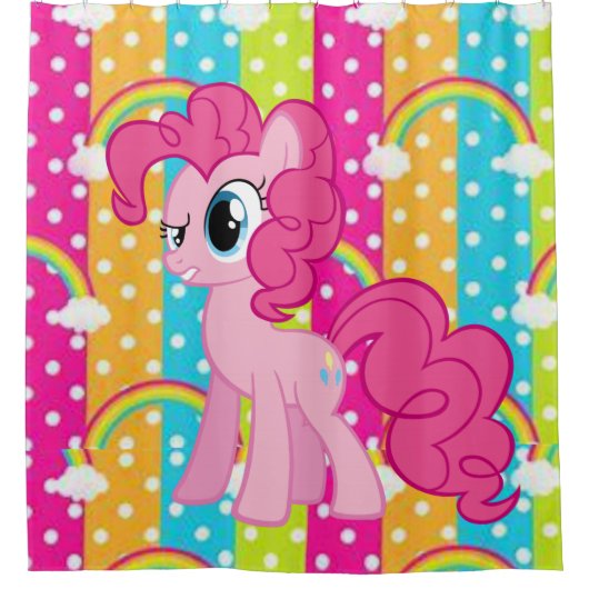 Shower Curtain Pony Douchegordijn (Voorkant)