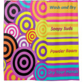 Shower Curtain Powder Room Douchegordijn (Voorkant)