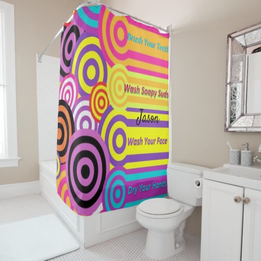 Shower Curtain Powder Room Douchegordijn (In situ)